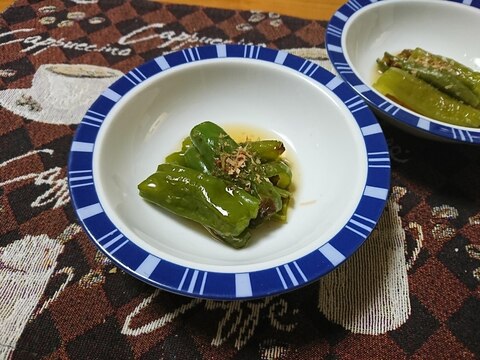 ピーマンの焼きびたし